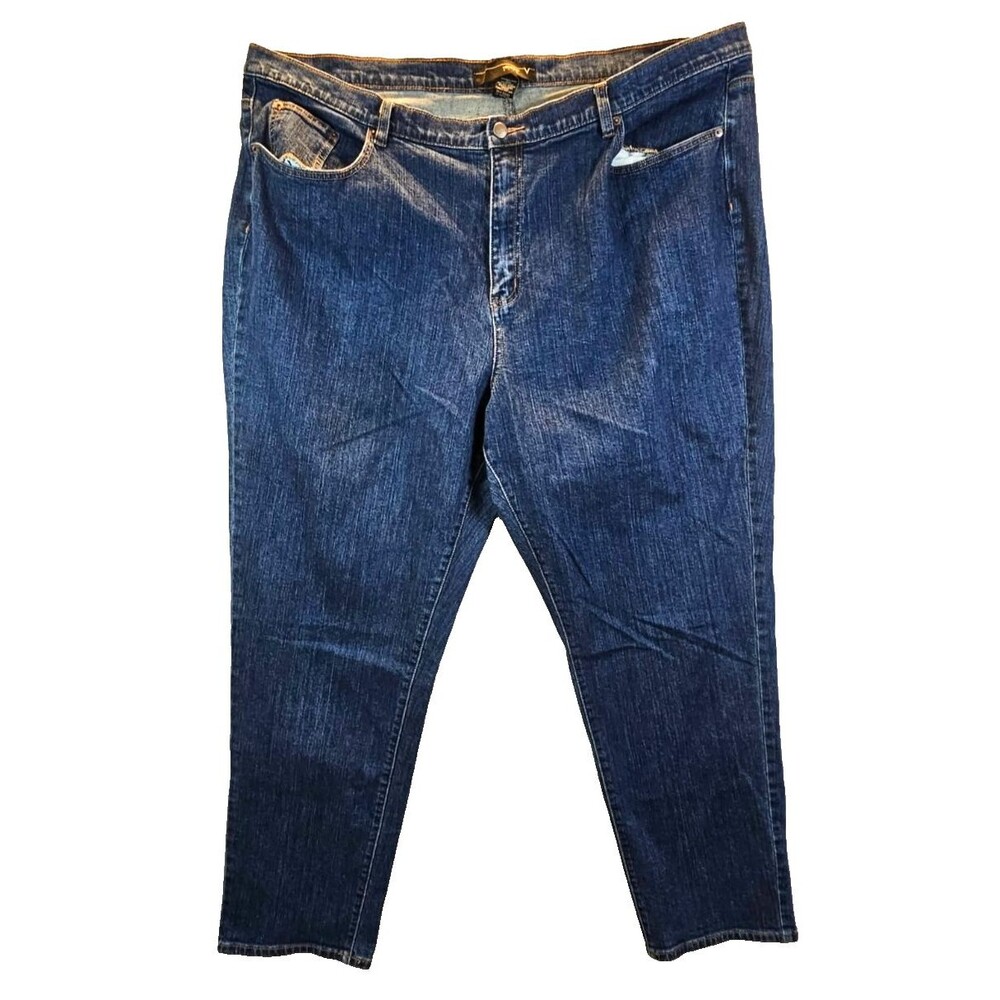 Venezia Womens Size 28 Average Medium Wash Denim Blue Jeans stretch